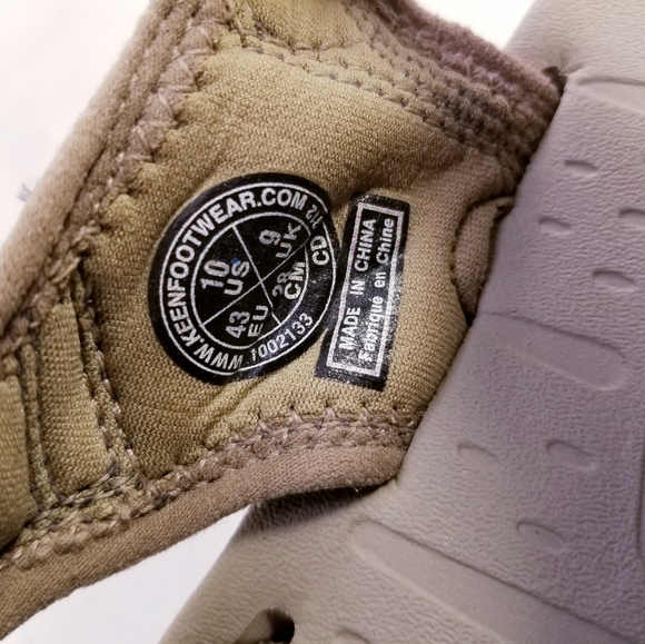 KEEN WATERPROOF MAN OUTDOOR SANDALS CLOSE TOE BROWN SIZE US 10 EUR 43 - Picture 8 of 9